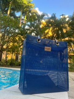 BOLSA RETANGULAR AZUL MARINHO