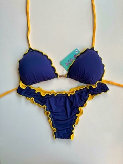 RIPPLE FIXO MARINHO COM AMARELO