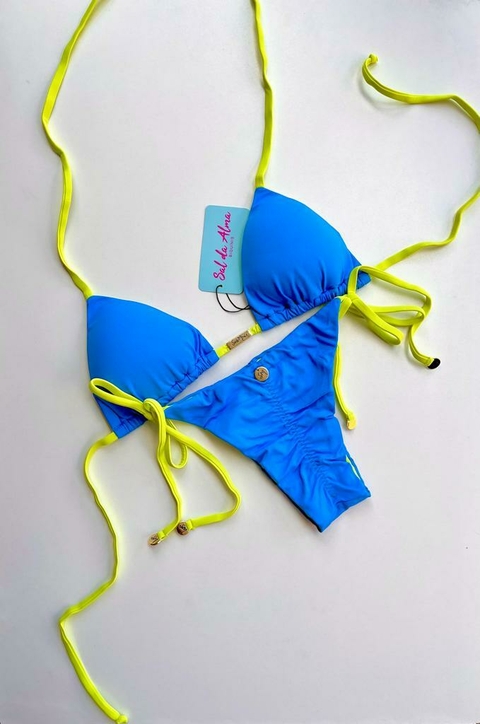 LACINHO AZUL COM LIMÃO