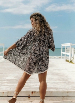 SAÍDA DE PRAIA KIMONO ZEBRA - comprar online