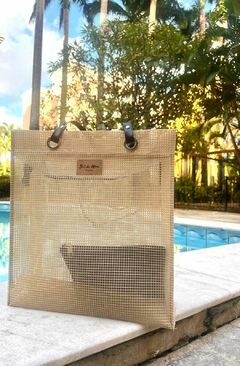 BOLSA RETANGULAR AREIA - Sal da Alma Biquínis