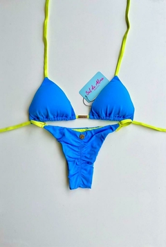 LACINHO FIXO AZUL COM LIMÃO - loja online