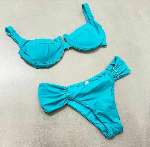 BORBOLETA COMFORT TOP ARO TURQUESA