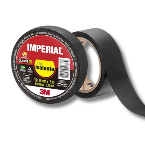 FITA ISOLANTE DE 18MM X 5M - IMPERIAL 3M