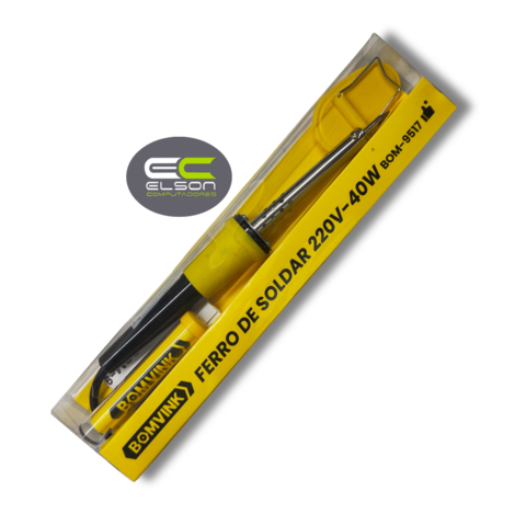FERRO DE SOLDAR 220V 40W BOM-9517 - BOMVINK