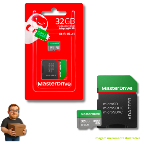CARTÃO DE MEMORIA 32GB A1 M-504 - MASTER DRIVE