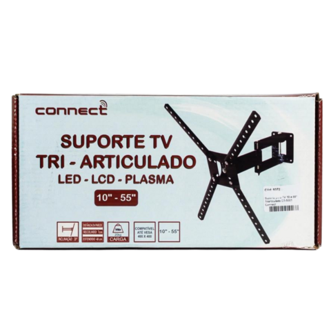 SUPORTE ARTICULADO PARA TV 10-55 - CONNECT