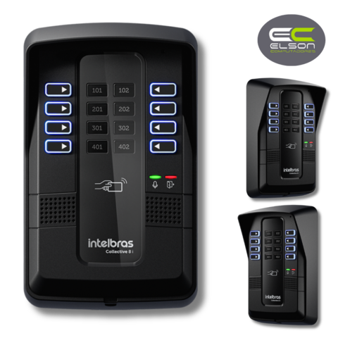 PORTEIRO CONDOMINIAL CENTRAL COLETIVA COLLECTIVE 8I - INTELBRAS