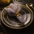 Imagem do Pratos e Sousplat de Cristal com Borda Dourada Pearl