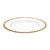 Pratos e Sousplat de Cristal com Borda Dourada Pearl - comprar online