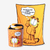 Kit Manta com Balde Garfield