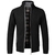 Jaqueta masculina slim fit com gola alta - Jumper Store