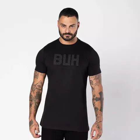 T-SHIRT SLIM BUH QUADRICULADA