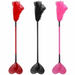 CHIBATA CORAÇÃO COM PLUMA DOMINATRIX - PRETO