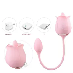 Vibrador de Ponto G e Clitóris - Formato de Rosa - Blossoms - loja online