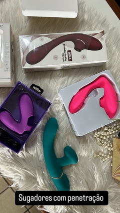 Vibrador de Ponto G e Clitóris com Pulsação na internet