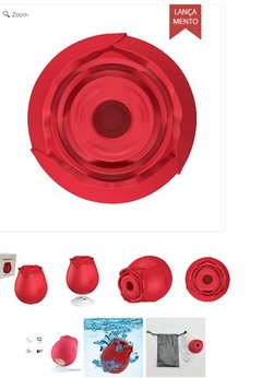 Vibrador de Clitóris em Formato de Rosa - comprar online