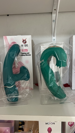 Vibrador de Ponto G e clitóris com Língua / Rotativo na Ponta - na internet