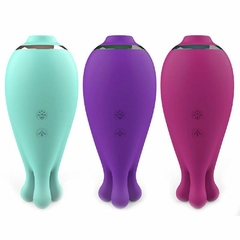 VIBRADOR DE CLITÓRIS COM PULSAÇÃO E ROTAÇÃO - POLVO na internet