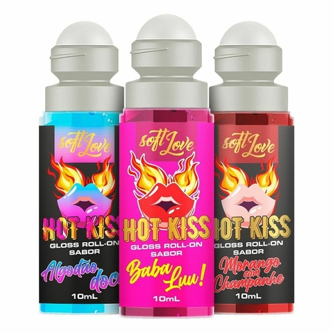 GLOSS ROLL-ON HOT KISS 10ML SOFT LOVE