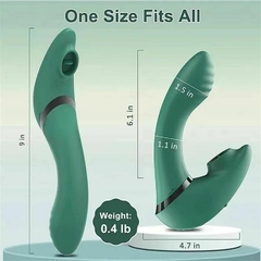 Vibrador com Estimulador de Clitóris e Ponto G Recarregável - comprar online