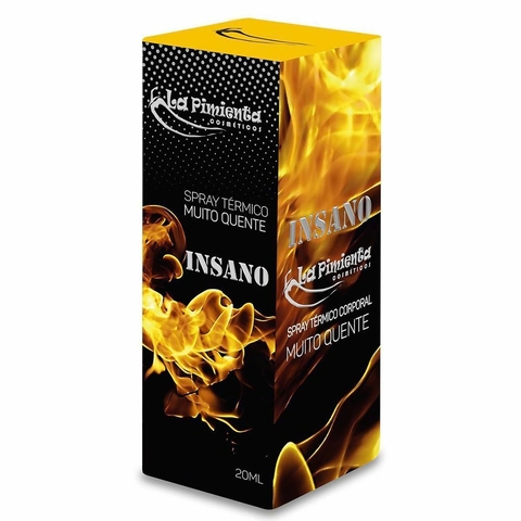 INSANO SPRAY TERMICO MUITO QUENTE 20ML LA PIMIENTA