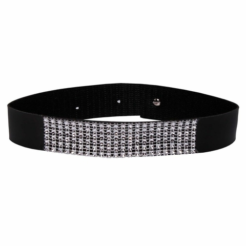 GARGANTILHA STRASS DOMINATRIX