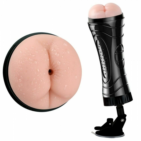 MASTURBADOR LANTERNA FORMATO DE ÂNUS CHAMPION CUP COM VENTOSA