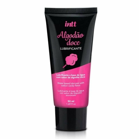LUBRIFICANTE ÍNTIMO BEIJÁVEL ALGODÃO DOCE 50ML INTT