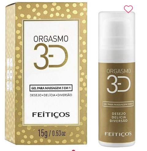 3D Orgasmo Excitante 3 Em 1 15G Feitiços