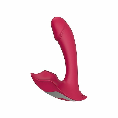 Vibrador de Ponto G e clitóris com pulsação - Recarregável