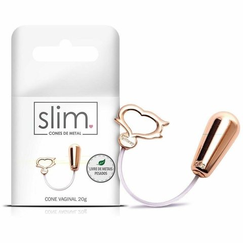 CONE VAGINAL METAL SLIM SEXY - 57 gramas