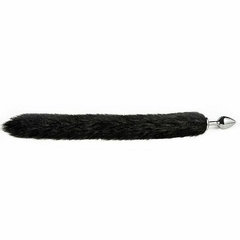 Plug Anal Rabo de Raposa - 80cm - Preto - comprar online