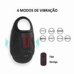 Anel peniano com vibrador de escroto - Egg Pro - na internet