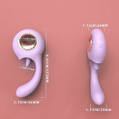 Vibrador de Ponto G com Língua estimuladora na internet