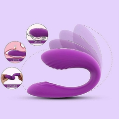 Vibrador de casal duplo motor - loja online