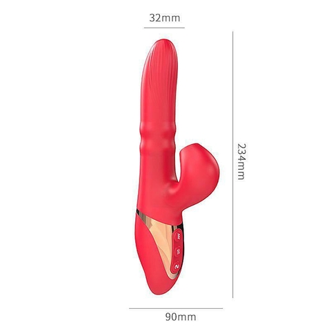 Vibrador de Ponto G e Clitóris com Pulsação - Slinding 2