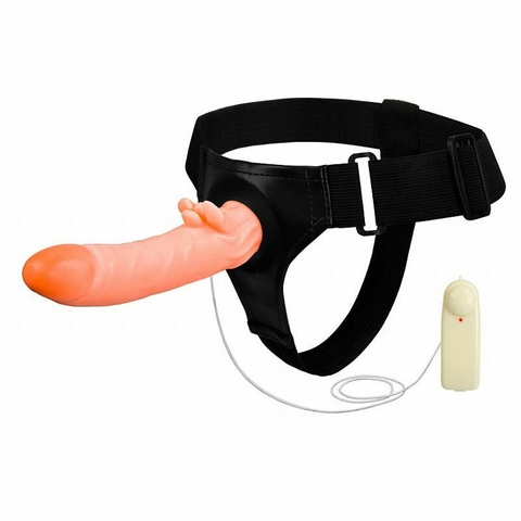 Capa Peniana com Cinta, Suporte e Vibrador Ultra Passionate