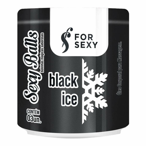 SEXY BALLS BLACK ICE BOLINHA 3UNI FORSEXY