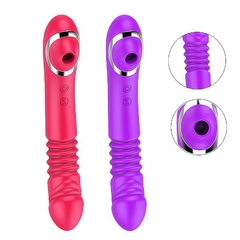 Vibrador de Ponto G com vai e vem - Pulsação