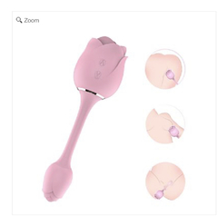 Vibrador de Ponto G e Clitóris - Immortal flower 3 Rosa - S-Hande - amornapontadalingua
