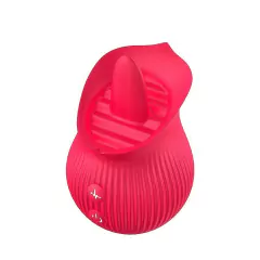 Rosa Estimuladora de Clitóris com Língua 3 - comprar online