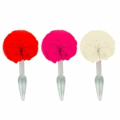 Plug Anal de Vidro - com Pompom de Coelho - 18,0 x 1,4 cm - loja online