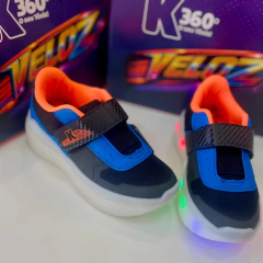 Tênis Infantil Kidy 360° Veloz com Rodinhas Removíveis e LED