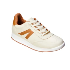 Tênis Feminino Vizzano Casual Off White Caramelo Conforto