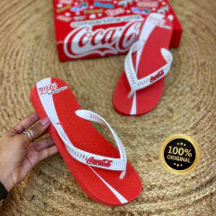 Chinelo Masculino Coca-Cola Original Praia e Verão
