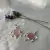 Dije tortuga con cuarzo rosa y baño de plata