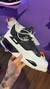 JORDAN RETRO 4 BLACK AND WHITE