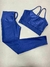 Imagem do Conjunto Legging Empina Compressão Azul - Tops envios variados de acordo com a disponibilidade