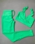 Conjunto Legging Empina Compressão Verde - Tops envios variados de acordo com a disponibilidade na internet